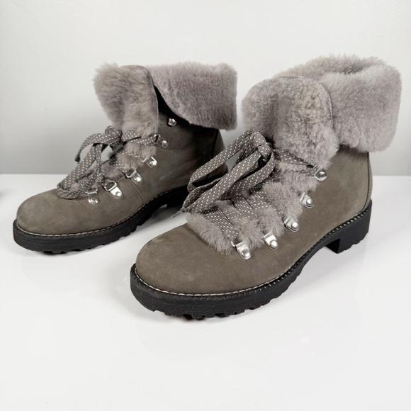 J. Crew Nordic Boots Gray Suede 8M - Picture 10 of 10